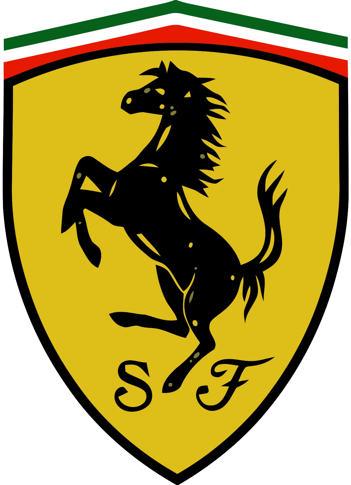 Logo de la marque de voiture Ferrari